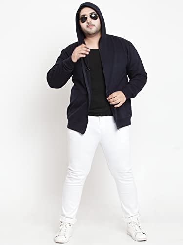 Image of Scott International Men's Solid Cotton Hoodies for Men, Trendy and Comfortable Sweatshirts for Men, Stylish Winter Wear with Hood and Pockets, Fashionable Hooded Sweatshirts