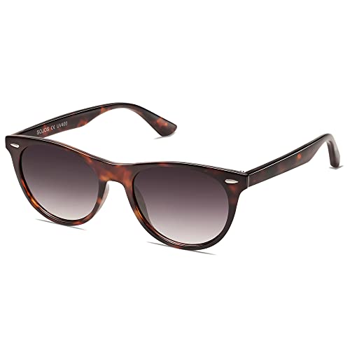 SOJOS Classic Polarized Sunglasses for Women Men Small UV400 Lenses SJ2076