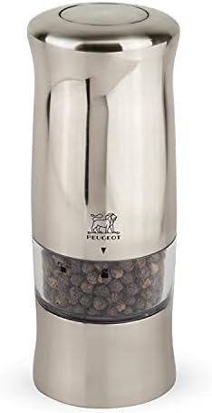 Peugeot Zeli Pepper Mill, Brushed Chrome