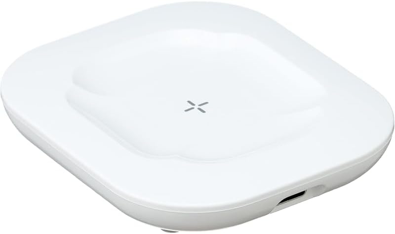 lateral view of Remax RP-W20 Wireless Charging Pad with USB-C port