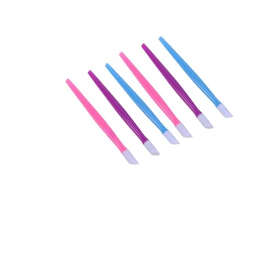 VICASKY 72pcs Professional Nail Art Cleaning Sticks Plastic Manicure Tools Cuticle Pusher Lightweight Easy to Carry