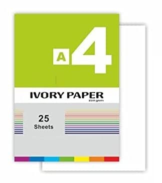FIRST CLICK A4 Ivory Paper Drawing Sheets Watercolor papers Pack of 25 Sheet White 210 GSM (B08BJ2N7JD) Amazon Price History, Amazon Price Tracker