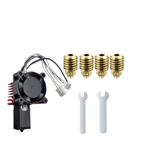�݊���������܂� Bambu Lab X1�AX1C�AX1 �J�[�{���AP1P�AP1S�A���S�ȃz�b�g�G���h�ɑΉ� | ��p�t�@�������A�ϖ��Ճm�Y���\���A3D�v�����^�[�p(X1 Hotend-2468)