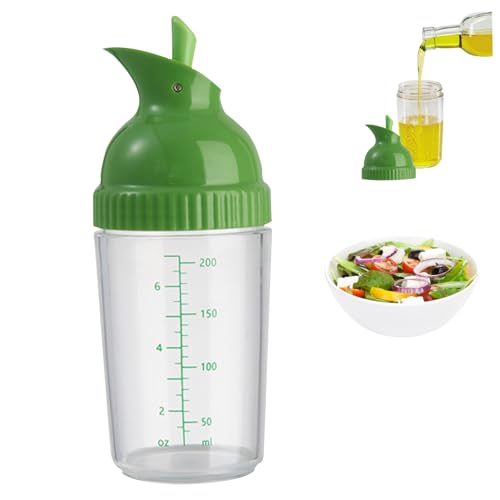Jorzer Botella de mezcladora de aderezo de Ensalada de Ensalada de de con Escala y vierte boquiabierto un Gran Recipiente de Abertura para Mezclar Salsas de Salsas