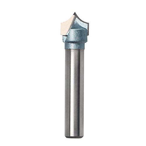 ENPOINT 1/4 Roundover Router Bit, Carbide-Tipped Beadboard Bit, 1/4