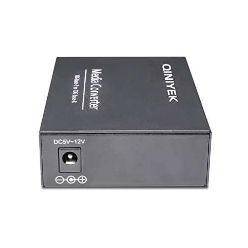 Image of 10G Ethernet Media Converter, 1x 100M /1G /2.5G /5G /10GBase-T RJ45 to 1x 10GBase-X SFP+ Slot, Supports 10G SR /LR /10G-T Module,10G Fiber Ethernet to Copper UTP Media Converter