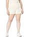 The Drop Women's Adrienne Cotton Blend Pull-On Sweater Short, Whisper White, S