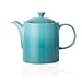 Le Creuset Klassische Teekanne, Rund, 1,3 Liter, Steinzeug, Karibik