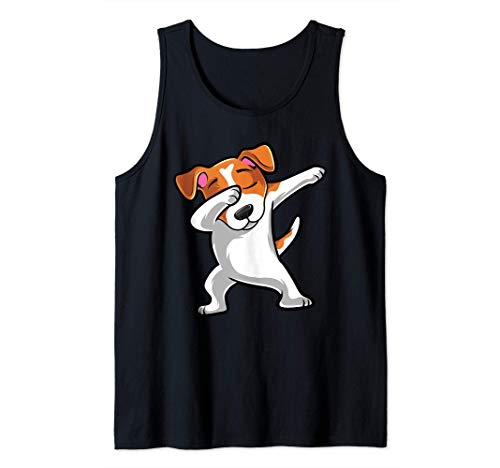 Dabbing Jack Russell Terrier Dab Funny for men women kids Tank Top