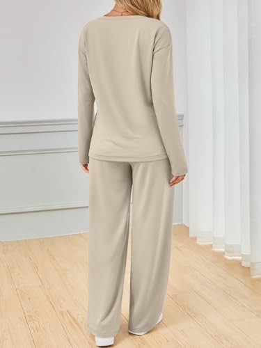 AUTOMET Sweatsuits Women 2 Piece Outfit Fashion Travel Lounge Sets With Wide Leg Pants Airport Track Suits Fall Clothes 20254