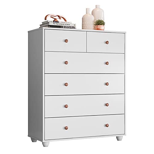 Cômoda 6 gavetas Vittoria branco fosco liso Móveis Albatroz