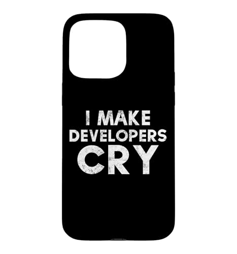 �ʔ���QA�G���W�j�AQA&�v���W�F�N�g�}�l�[�W���[I Make Developers Cry �X�}�z�P�[�X iPhone 15 Pro Max �p