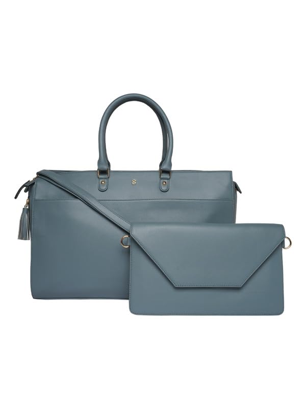 HORRA Womens Office Laptop Bag - Grey | Ladies Laptop Handbag (B0CC2YB9WM) Amazon Price History, Amazon Price Tracker
