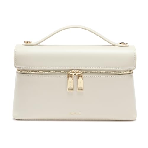 Keyli Women's Top Handle Bag Leather Small Handbags Trendy Designer Crossbody Shoulder Bag for Women Cute Quiet Purses