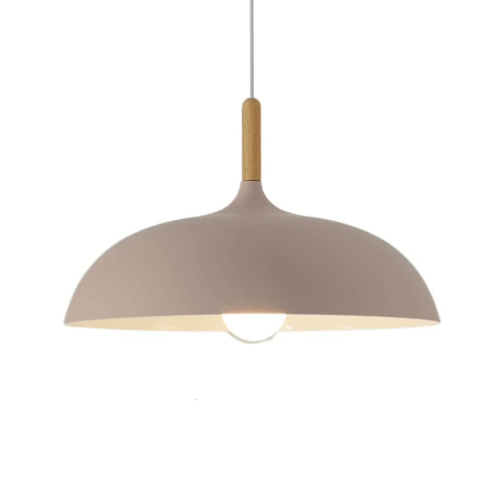HAIIQU Industrial Dome Pendant Light Creative Macaron Color Hanging Ceiling Lighting 60cm Large Light Shade For Home E27 Base Personality Chandeliers For Foyer Dining Living Room Kitchen