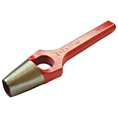 Perforation nette sans effort avec l'emporte-pièce ovale 17x11 mm pour œillets