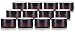 Amber PET Plastic (BPA Free) Refillable Low Profile Jar - 2 oz (12 pack) + Spatulas