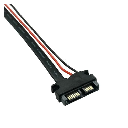 Cable SATA Serial 22Pin 7+15 hembra a Slimline SATA 13Pin 7+6 macho 30 cm miniatura 3