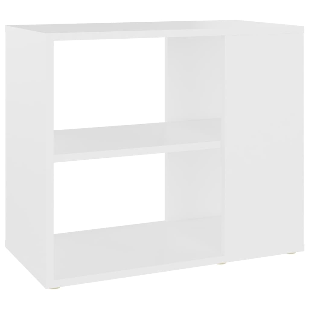 vidaXL Beistelltisch Beistellschrank Sideboard Kommode Beistellregal Schrank Mehrzweckschrank Standregal Weiß 60x30x50cm Holzwerkstoff