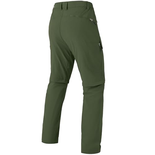 Men's Hiking Pants Convertible Cargo Pants Zip Off Lightweight Quick Dry Safari Fishing Camping Scout Pants2