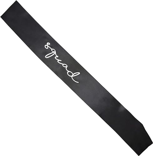 Funky Junque Bridal Sash Bachelorette Party Bridal Gift - Squad (Black/White)3