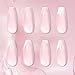 Born Pretty French Manicure Kit, Nail Stamper and 2Pcs Gel Nail Polish, Include Jelly Milky Pink White Colors for French Tip, U V Light Cure