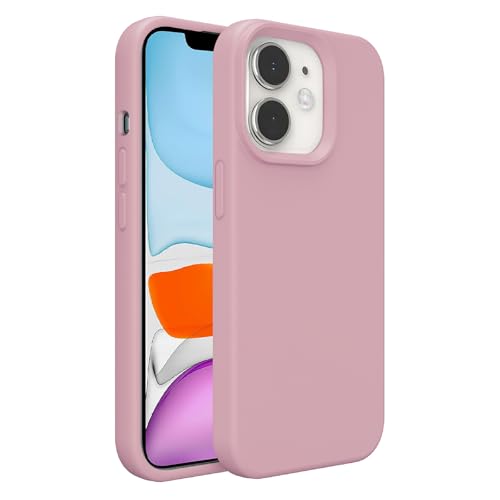 Image of iPhone 11 Case Silicone,Soft Microfiber Lining(Sand Pink)