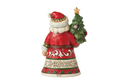 Enesco 6012960 Jim Shore Heartwood Creek Four Seasons Mini Santa Holding Tree Figurine thumb #2