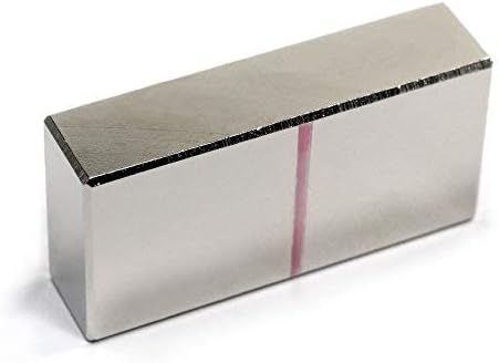 One Piece of CMS Magnetics Neodymium Block Magnet 2x1x1/2" N52 Bar Magnet for Science & Hobby Magnets