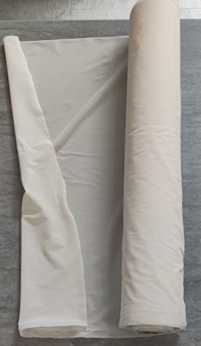 4 Mts Entretela De Punto Termopunt Suave, Termoadhesiva, Entretela De Pegar Por Una Cara Blanco