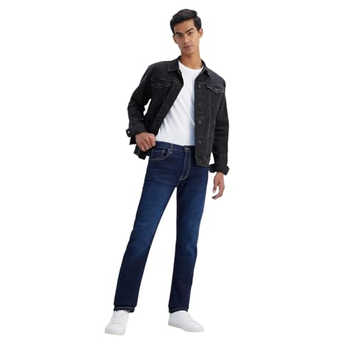 Image of Pepe Jeans Men's Straight Fit Jeans|Mid Rise |Stretchable Fabric| Jeans for Men | Available in Plus Size