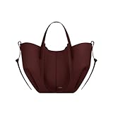 Deux tailles disponibles : grande taille : 38 x 17 x 32 cm (L x l x H) ; petite taille : 33 x 13 x 22 cm (L x l x H). Ce sac fourre-tout offre un espace de rangement spacieux for vos affaires quotidiennes. Grâce à sa large ouverture, vous avez tout ce dont vous avez besoin à portée de main.