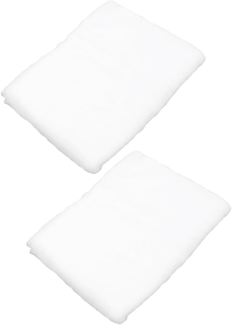 ARTIBETTER 2pcs Thick White Artificial Snow Blanket 1.5x1m for Indoor Christmas Decoration Winter Snow Carpet Faux for Holiday Village and Tree Display