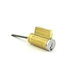 Stanley Commercial Hardware Single Cylinder, Kwikset Keyway, Keyed Different, 6-Pin, Satin Chrome Finish