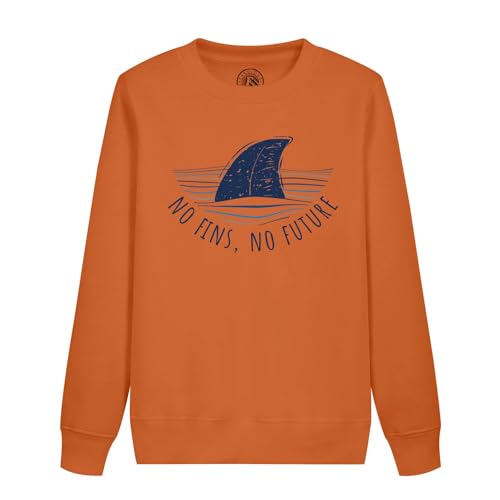 Sweatshirt enfant No Fins No Future écologie environnement bio diversité vêtement écoresponsable