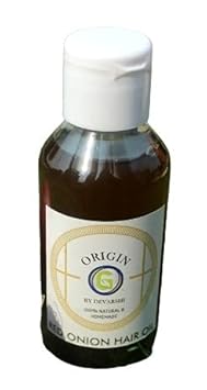ORIGIN BY DEVARSHI RED ONION ANTI HAIR LOSS & HAIR GROWTH OIL WITH Neam leaves, Onion, Amla, Methi, Cloves, IN PUREST FORM VERY EFFECTIVELY CONTROL HAIR LOSS, PROMOTES HAIR GROWTH 100ml