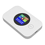 Asixxsix Mobiler 4G-Hotspot-Router, Tragbares WLAN mit Micro-SIM-Kartensteckplatz, 3000-mAh-, Unterstützt 8 Bis 10 Benutzer Hotspot-Gerät für Home-Office-Reisen (Asiatische Version)