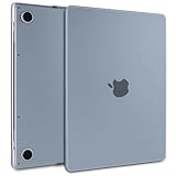 Batianda Matte Ultra-Thin Case for New MacBook Pro 14 inch 2024 M4 2023 2021 Release Model A3112 A2992 A2918 Durable Fingerprint-Resistant, Precision Fit, with TPU Keyboard Cover, Steel Blue