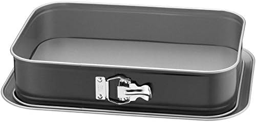 Kaiser Rectangular Springform Pan, Stainless Steel Black, 36 x 24 cm