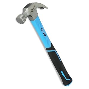 OX Trade Fibreglass Handle 16oz, Claw Hammer