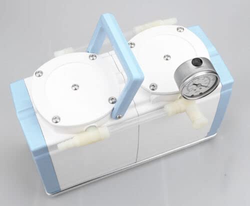 220V GM-1.0A Lab Oil Free Diaphragm Vacuum Pump Dual Head 60L/min