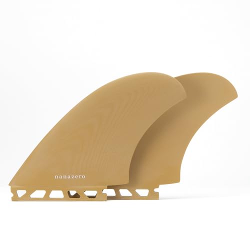nanazero Fiberglass Mid Length Twin fin Single tab 5.3