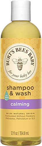 Image of Burt's Bees Baby Shampoo & Wash, Calming, 12 Ounces (Packaging May Vary)