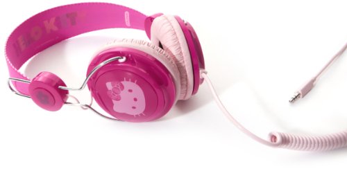 Ecouteurs casque HELLO KITTY rose sans fil Bluetooth pour enfants et ados