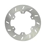 Eigenschaften: Die Bremsscheiben und Rotoren von Motorrädern sind verschleißfest und langlebig und haben eine lange Lebensdauer. Eine großartige für Ihr Motorrad.