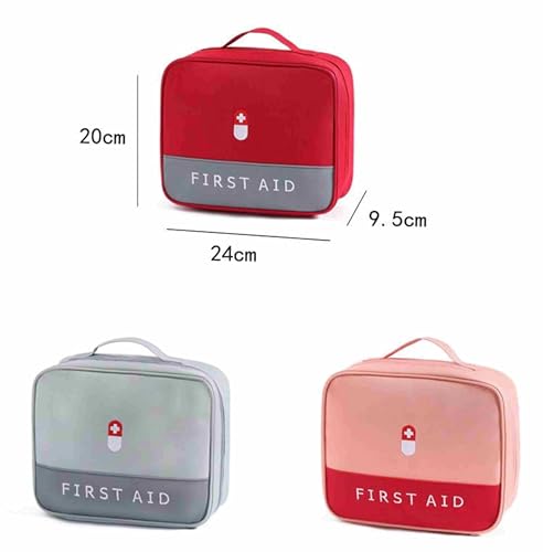 Bolsa Necessaire Estojo De Primeiros Socorros Eme gência Organizador Porta Medicamentos Para Viagem