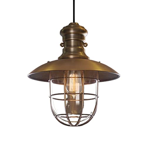 Plafonnier industriel rétro en verre luminaire encastré salon