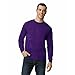 Gildan Unisex Adult Heavy Cotton Long Sleeve T-Shirt, Style G5400, 2-Pack, Purple, Large US