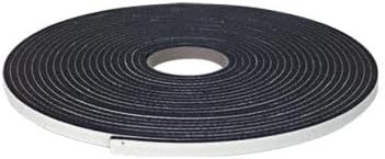 CRL Radius Window and Door Foam Seal Tape 1/2" x 1/4"- 50 ft roll