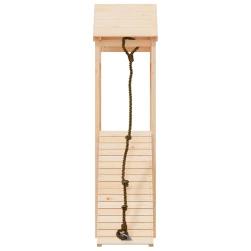 Estructura de escalada estable Mangloder con acabados de madera maciza de alta densidad 3